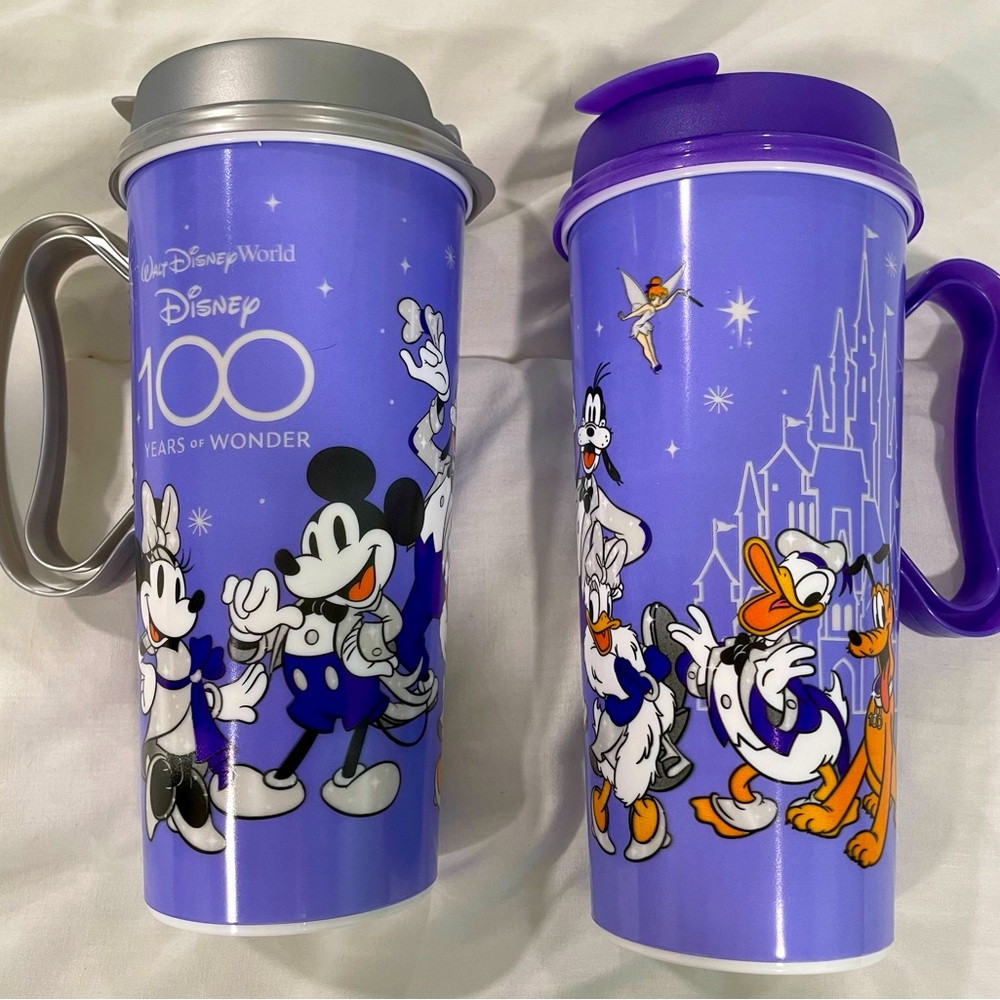 Set of 2 Walt Disney World Resort “ 100 Years of Wonder “ Reusable Mug